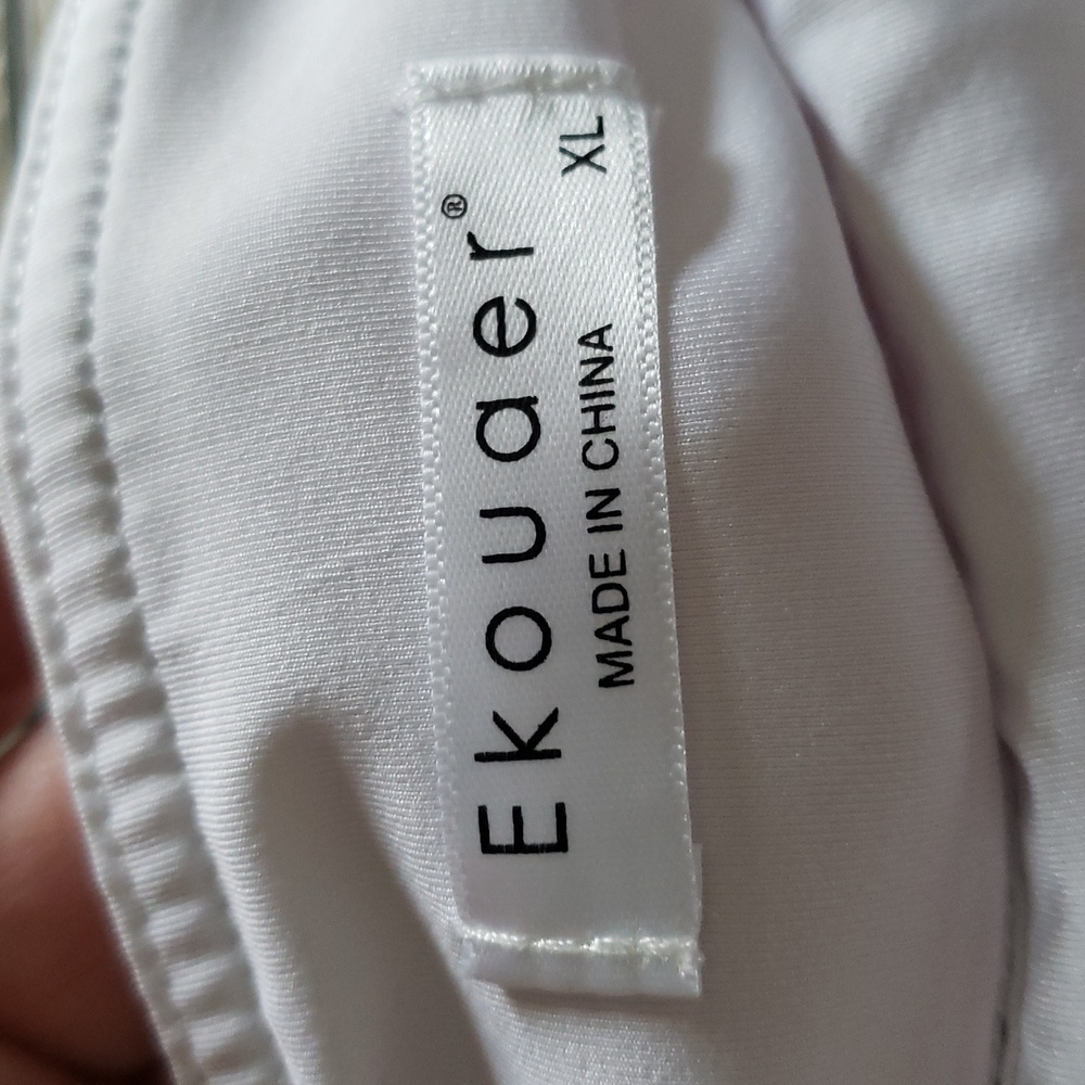 Ekouaer Tennis Skirt - White - Picture 9 of 9